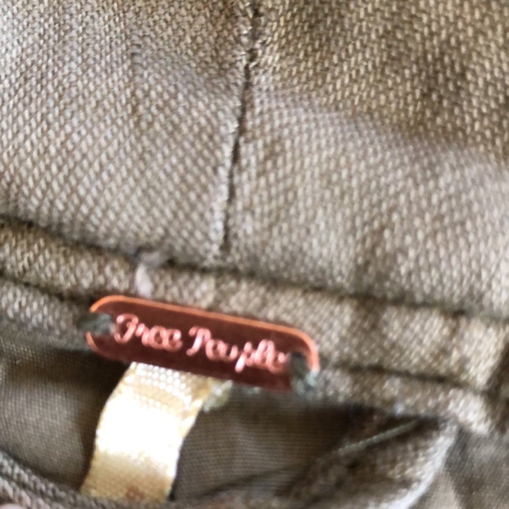 Free People In Our Nature Military Green Wrap Cargo Jacket M - Picture 8 of 14